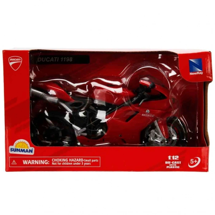 NessiWorld 1:12 Ducati 1198 Model Motorsiklet