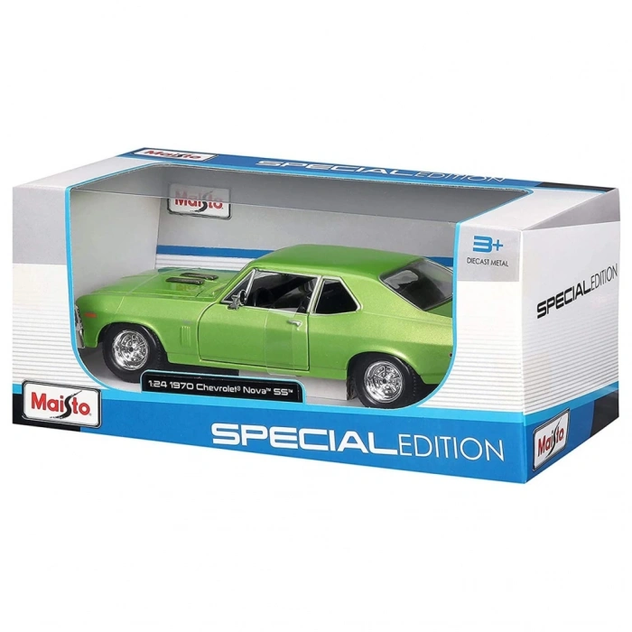 NessiWorld 1:24 1970 Model Chevrolet Nova SS