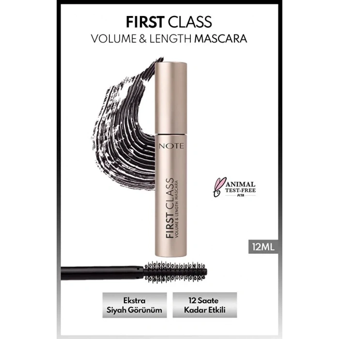 Note First Class Siyah Maskara