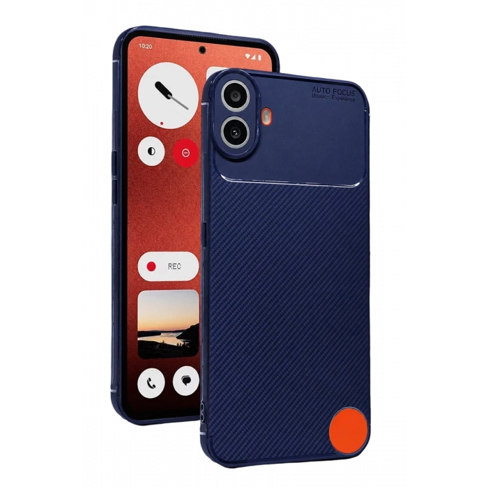 Nothing Phone Nothing CMF Phone 1 Auto Focus Karbon Kapak - Lacivert
