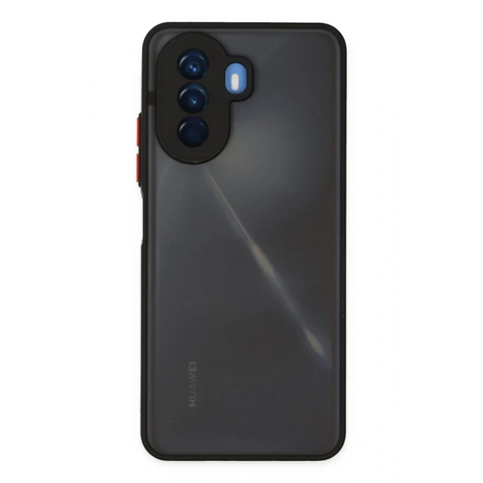 Huawei Nova Y70 Kılıf Montreal Silikon Kapak - Siyah