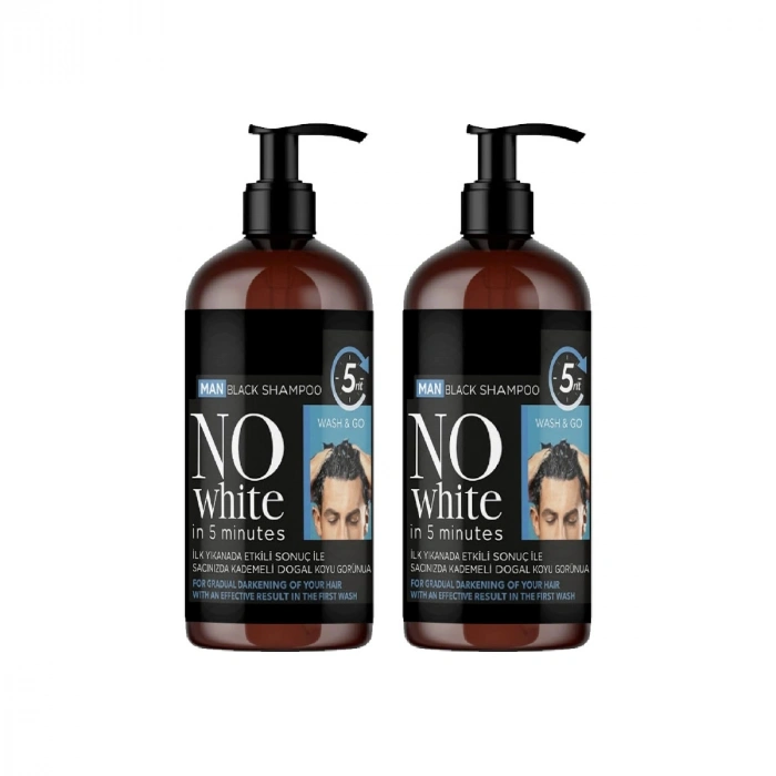 NoWhite Erkek Saç Şampuanı 250 ml 2 Adet