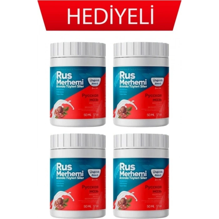 Olegovich Medicine Rus Merhemi 4 Kutu Orjinal Bandrollü