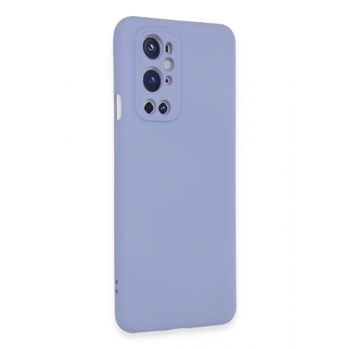 One Plus 9 Pro Kılıf Nano içi Kadife Silikon - Mavi