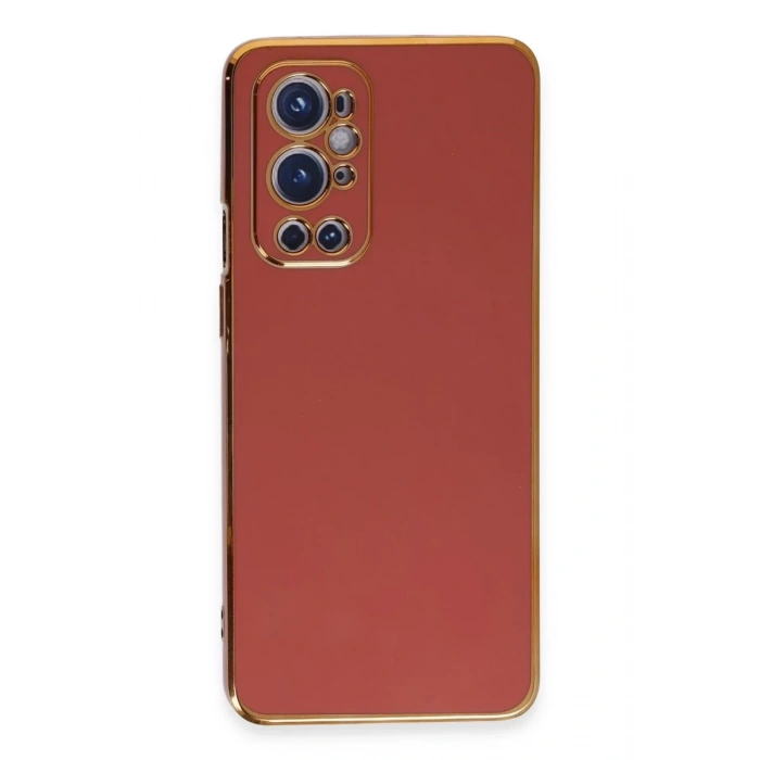 One Plus 9 Pro Kılıf Volet Silikon - Kırmızı