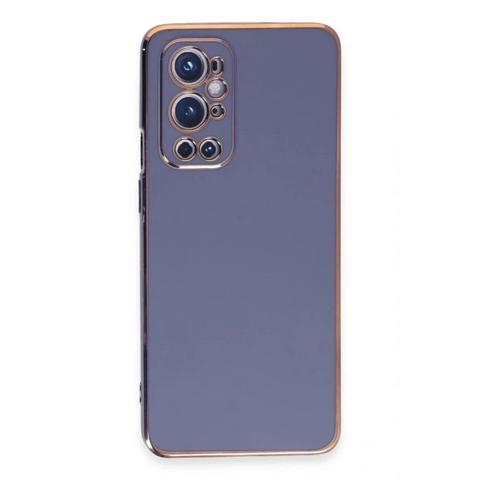 One Plus 9 Pro Kılıf Volet Silikon - Mavi