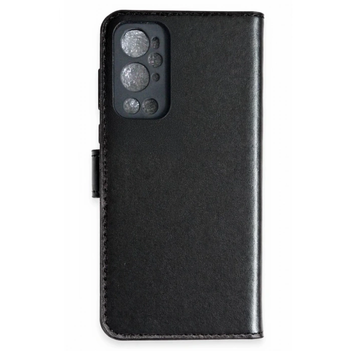 One Plus 9 Pro Trend S Plus Kapaklı Kılıf - Siyah