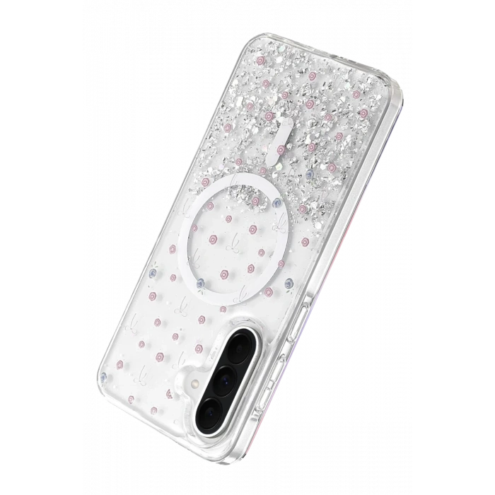 Onegif Samsung Galaxy A56 Misk Simli Magsafe Kapak - Desen 1