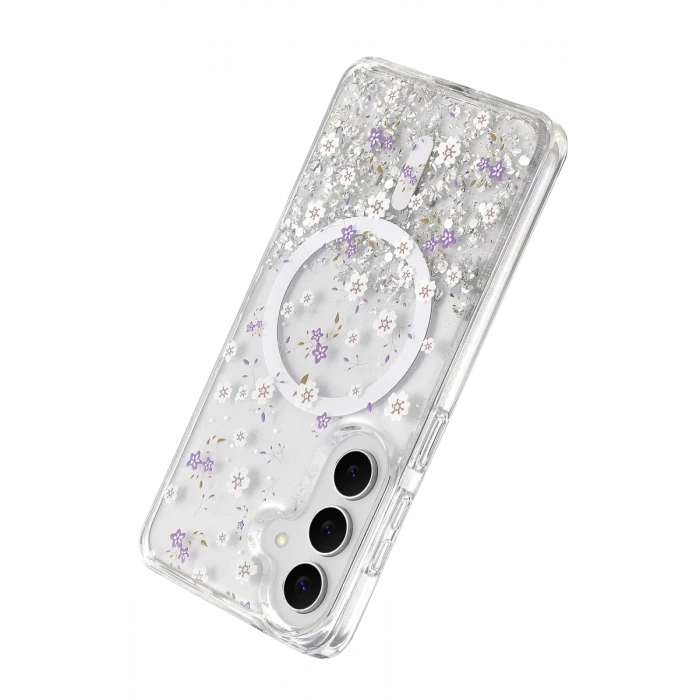 Onegif Samsung Galaxy S26 Misk Simli Magsafe Kapak - Desen 2