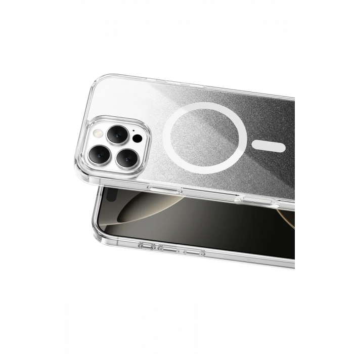 Onegif Apple iPhone 16 Pro Max Sora Simli Magsafe Kapak - Siyah