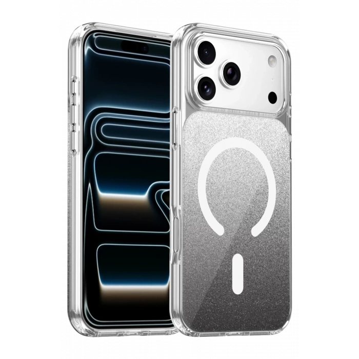Onegif Apple iPhone 17 Pro Max Sora Simli Magsafe Kapak - Siyah