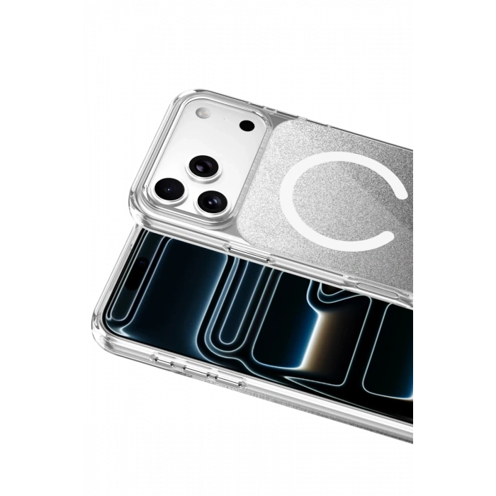 Onegif Apple iPhone 17 Pro Max Sora Simli Magsafe Kapak - Siyah