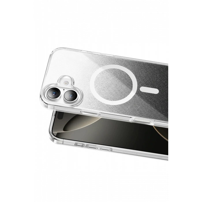 Onegif Apple iPhone 17 Sora Simli Magsafe Kapak - Siyah