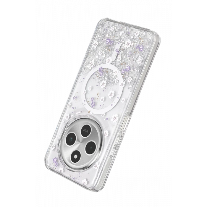 Onegif Xiaomi Redmi 14C Misk Simli Magsafe Kapak - Desen 2