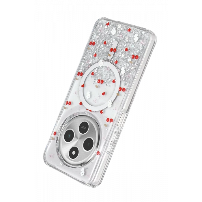 Onegif Xiaomi Redmi 14C Misk Simli Magsafe Kapak - Desen 5