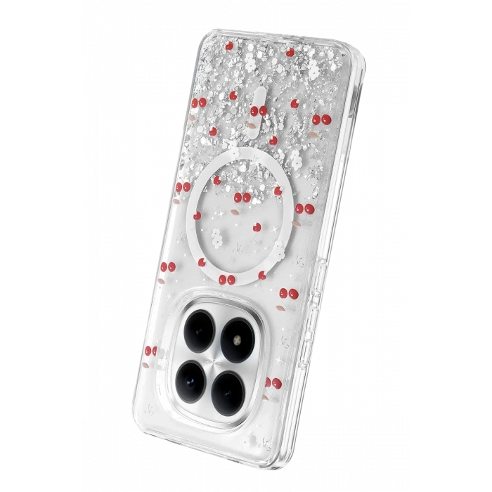 Onegif Xiaomi Redmi Note 15 Pro 4G Misk Simli Magsafe Kapak - Desen 5