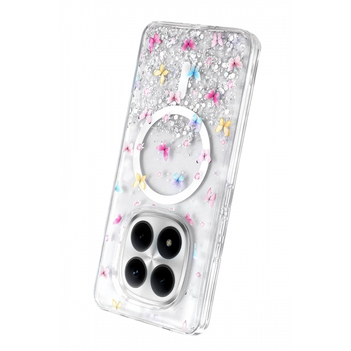 Onegif Xiaomi Redmi Note 15 Pro 5G Misk Simli Magsafe Kapak - Desen 4