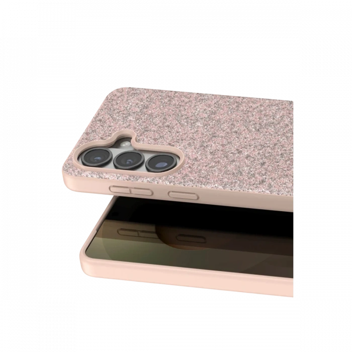 Onegif Samsung Galaxy S26 Plus Bright Simli Kapak - Pembe