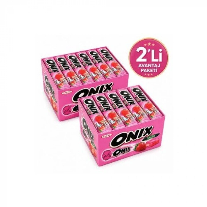 ONIX SALSA ÇİLEK ŞEKER (24 Adet)