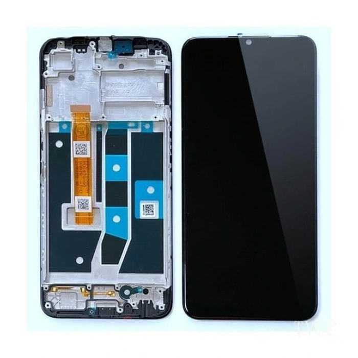 Oppo A16 Uyumlu ekran Dokunmatik Çıtalı SRV (Siyah)