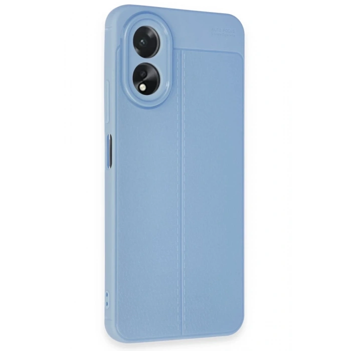 Oppo A38 Uyumlu Kılıf Auto Focus Kapak - Mavi