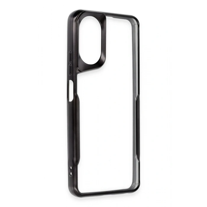 Oppo A38 Uyumlu Kılıf Boyi Silikon Kapak - Siyah