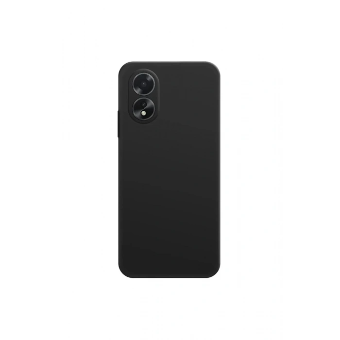 Oppo A38 Uyumlu Kılıf First Silikon - Siyah