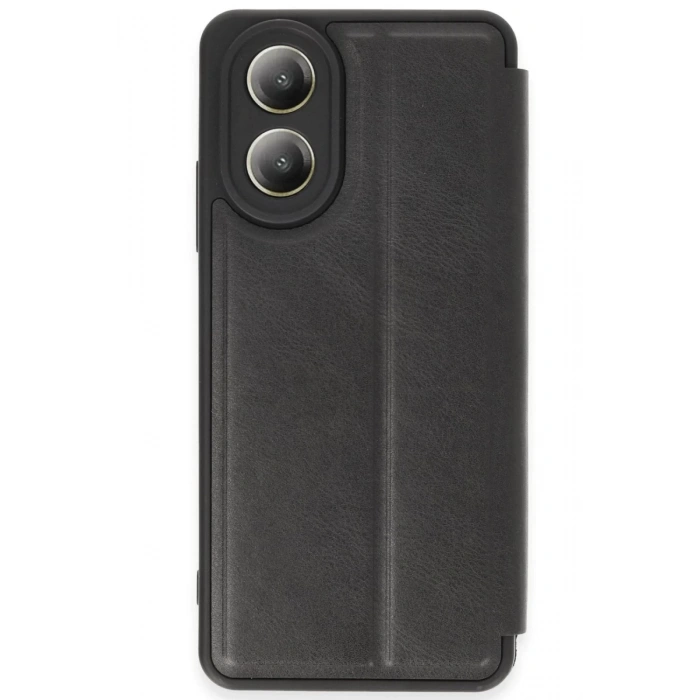 Oppo A38 Uyumlu Kılıf Flip Cover - Siyah