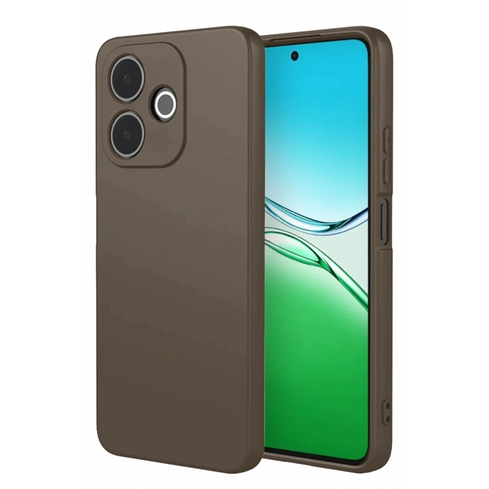 Oppo A5 Pro 4G Uyumlu First Silikon - Kahverengi