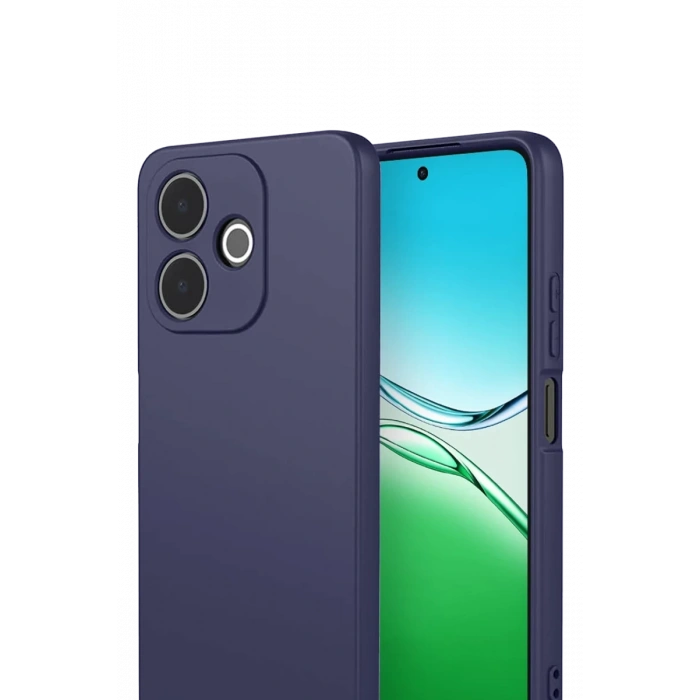 Oppo A5 Pro 4G Uyumlu First Silikon - Lacivert
