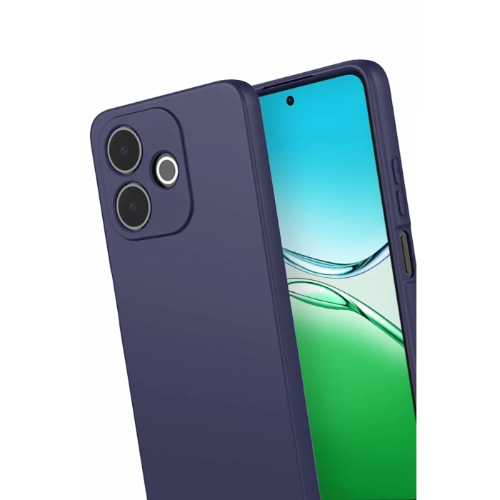 Oppo A5 Pro 4G Uyumlu First Silikon - Lacivert