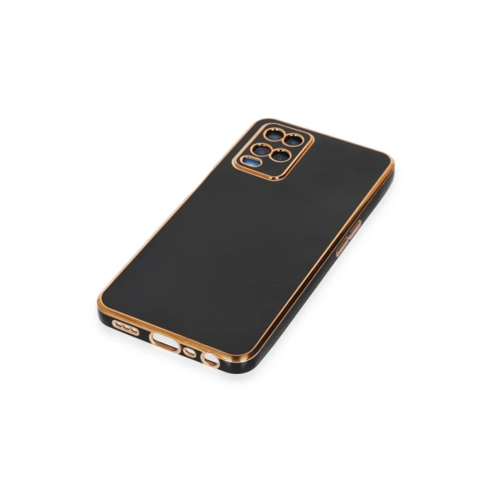 Oppo A54 4G Kılıf Volet Silikon - Siyah