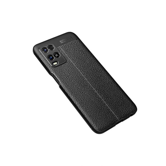 Oppo A54 4G Uyumlu Kılıf Auto Focus Kapak - Siyah