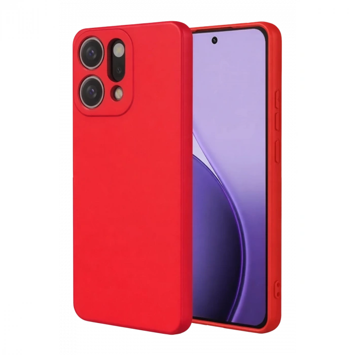 Oppo Reno 14 Uyumlu First Silikon - Kırmızı