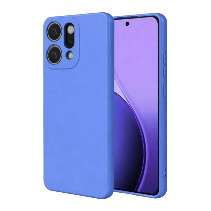 Oppo Reno 14 Uyumlu First Silikon - Mavi