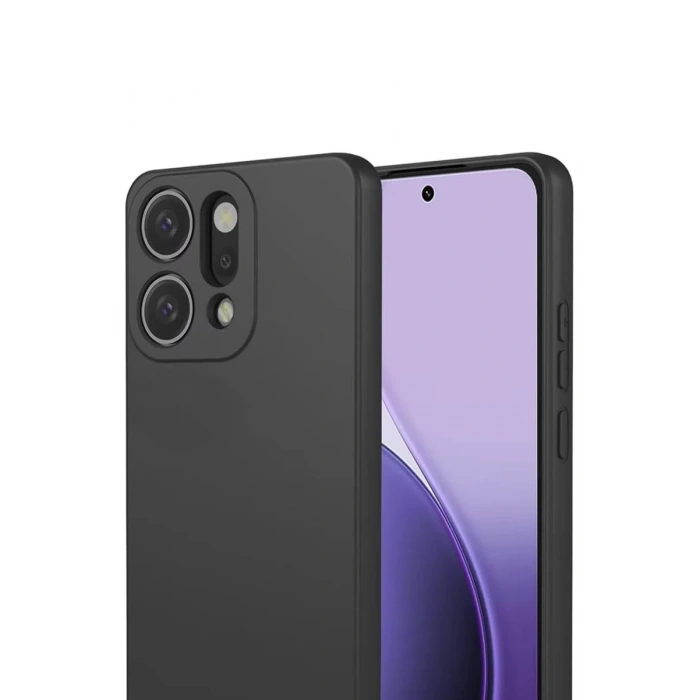 Oppo Reno 14 Uyumlu First Silikon - Siyah