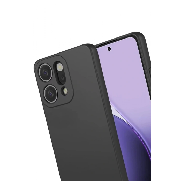 Oppo Reno 14 Uyumlu First Silikon - Siyah