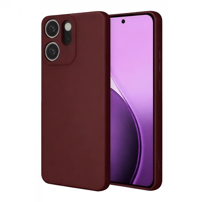 Oppo Reno 14F Uyumlu First Silikon - Bordo