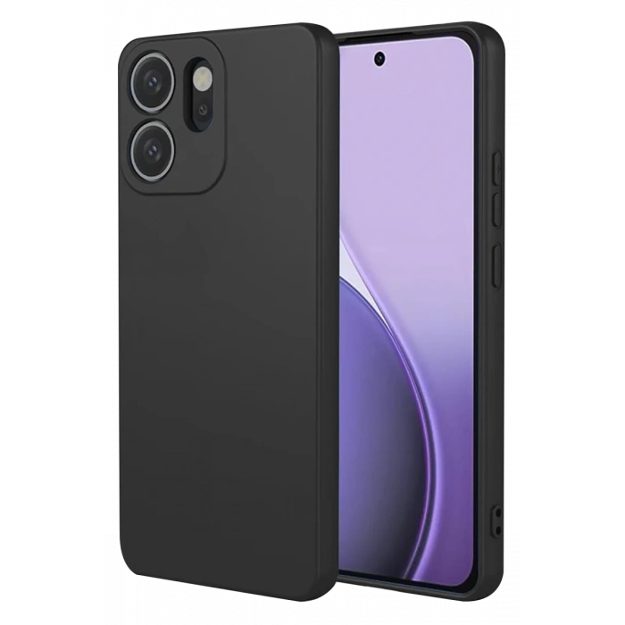 Oppo Reno 14F Uyumlu First Silikon - Siyah