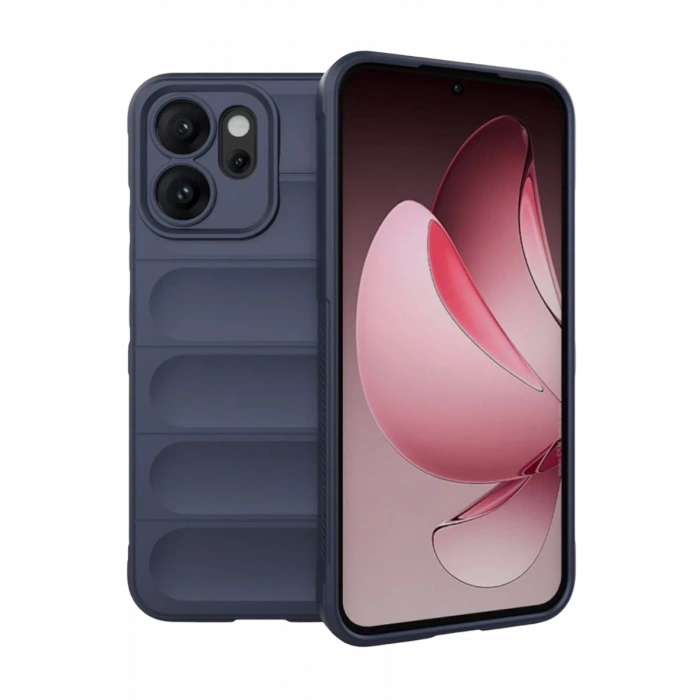Oppo Reno 14F Uyumlu Optimum Silikon - Lacivert