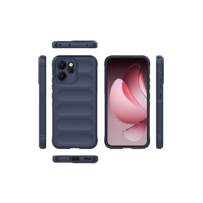 Oppo Reno 14F Uyumlu Optimum Silikon - Lacivert