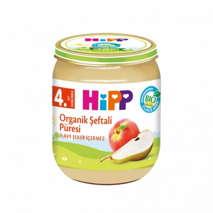 Organik Armut Şeftali Püresi 125 Gr