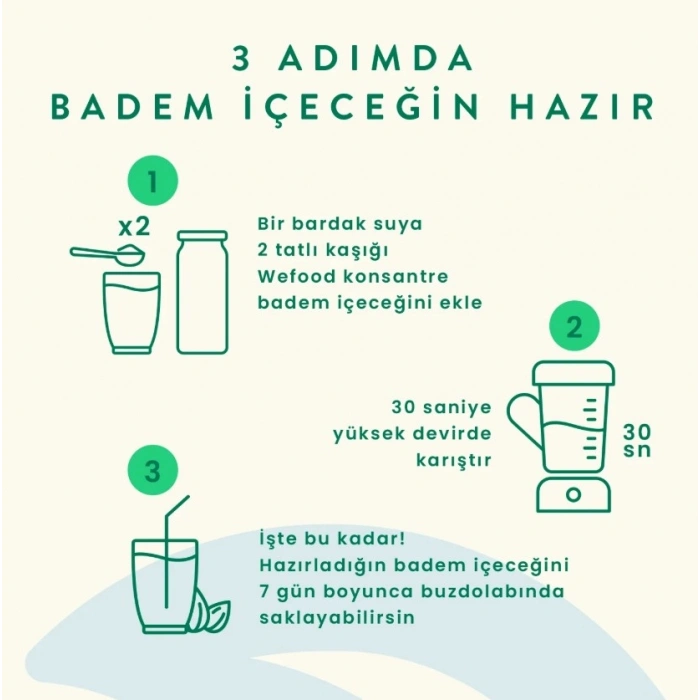Organik Badem Sütü Konsantresi 240 Gr