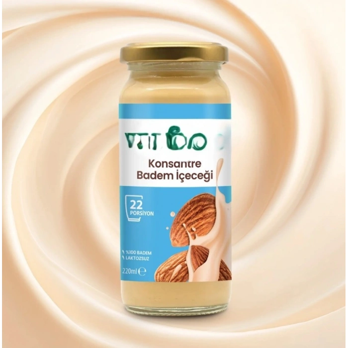 Organik Badem Sütü Konsantresi 240 Gr
