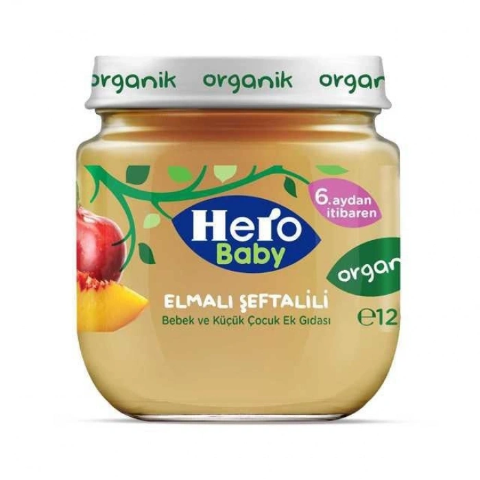 Organik Elma Şeftali 120gr 1 Adet
