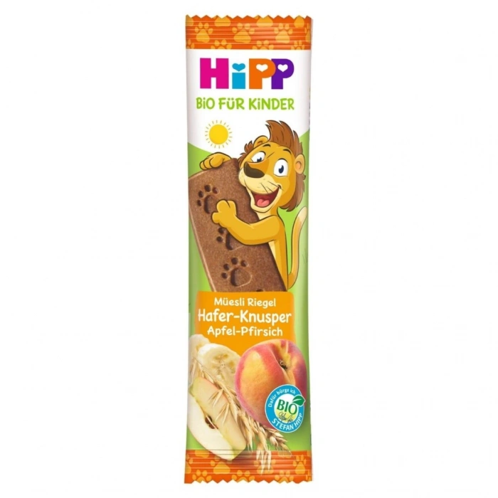 Organik Şeftali ve Elmalı Meyve Barı 20 Gr