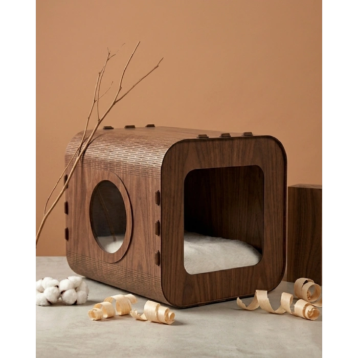 Özel Tasarım Nova MDF Kedi Evi