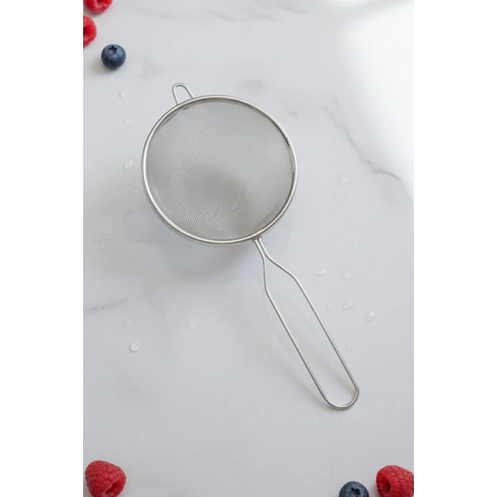 Paslanmaz Çelik Kalaylı Süzgeç 12 cm