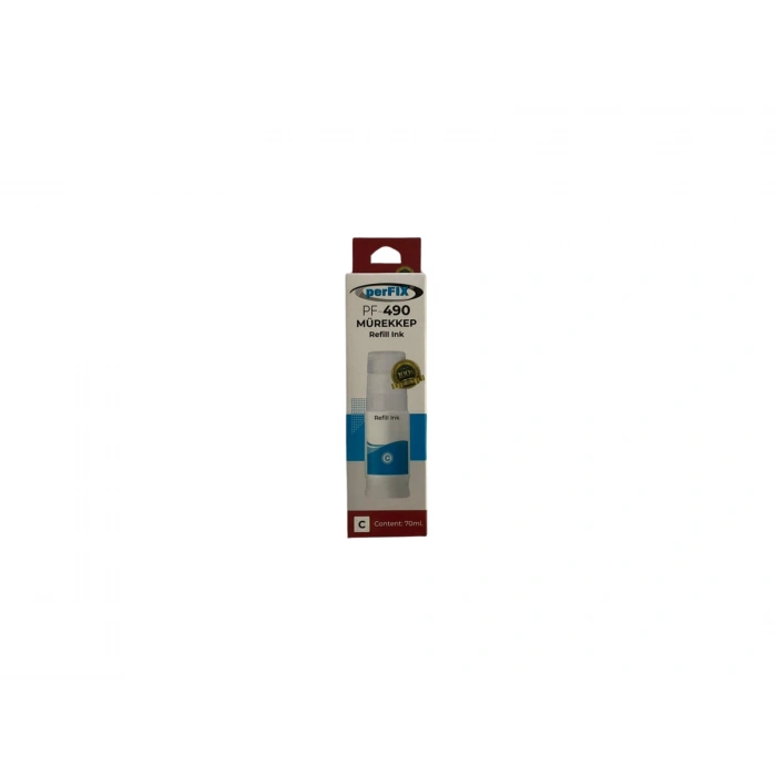 perFIX Canon  PF CGI-490C - Mavi  790 - 190 -  Şişeli Mürekkep 70ml