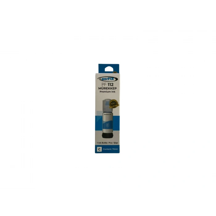 perFIX PF T112C  Mavi Şişeli Mürekkep (70 ml )